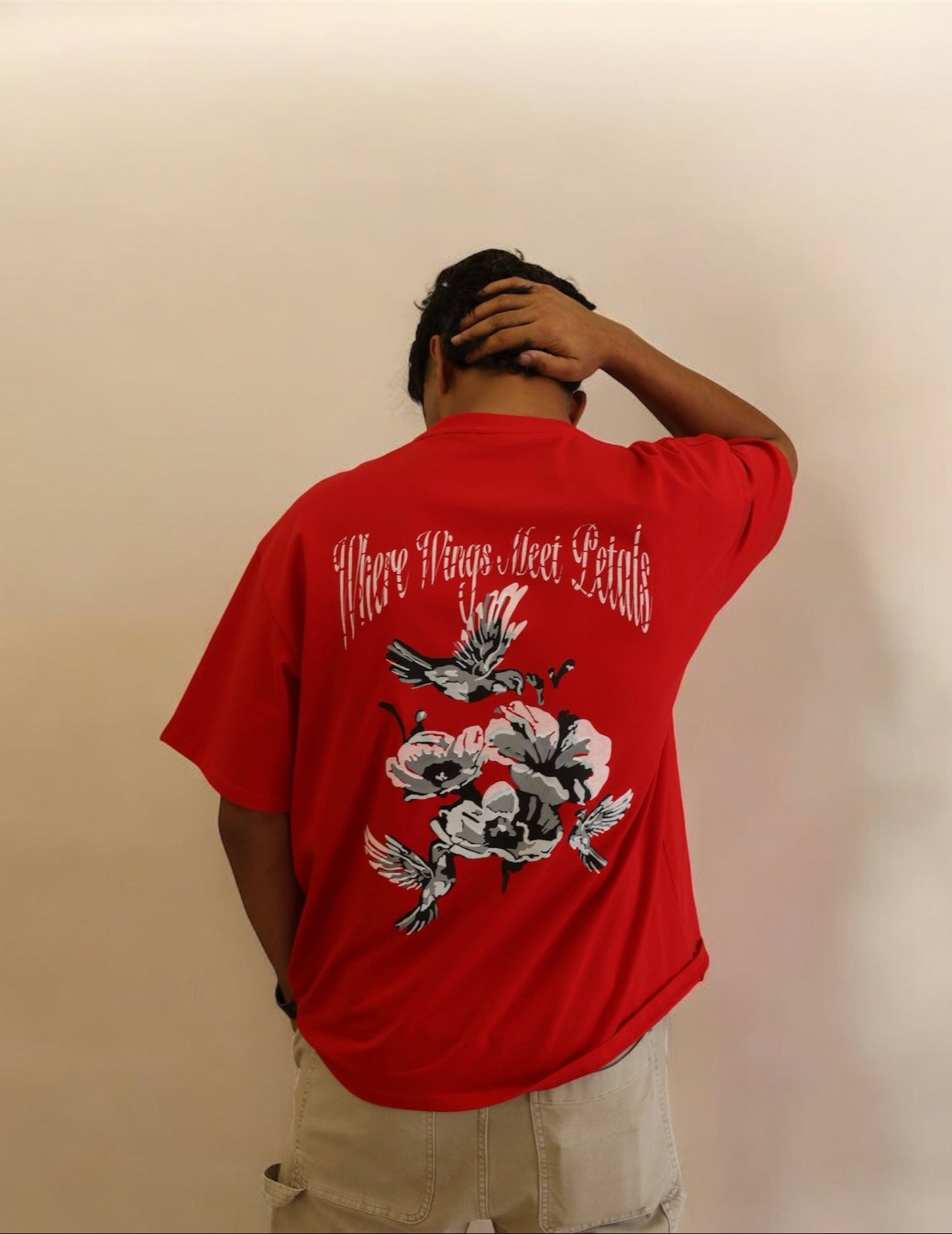 Petal x Wing Tee(Red)