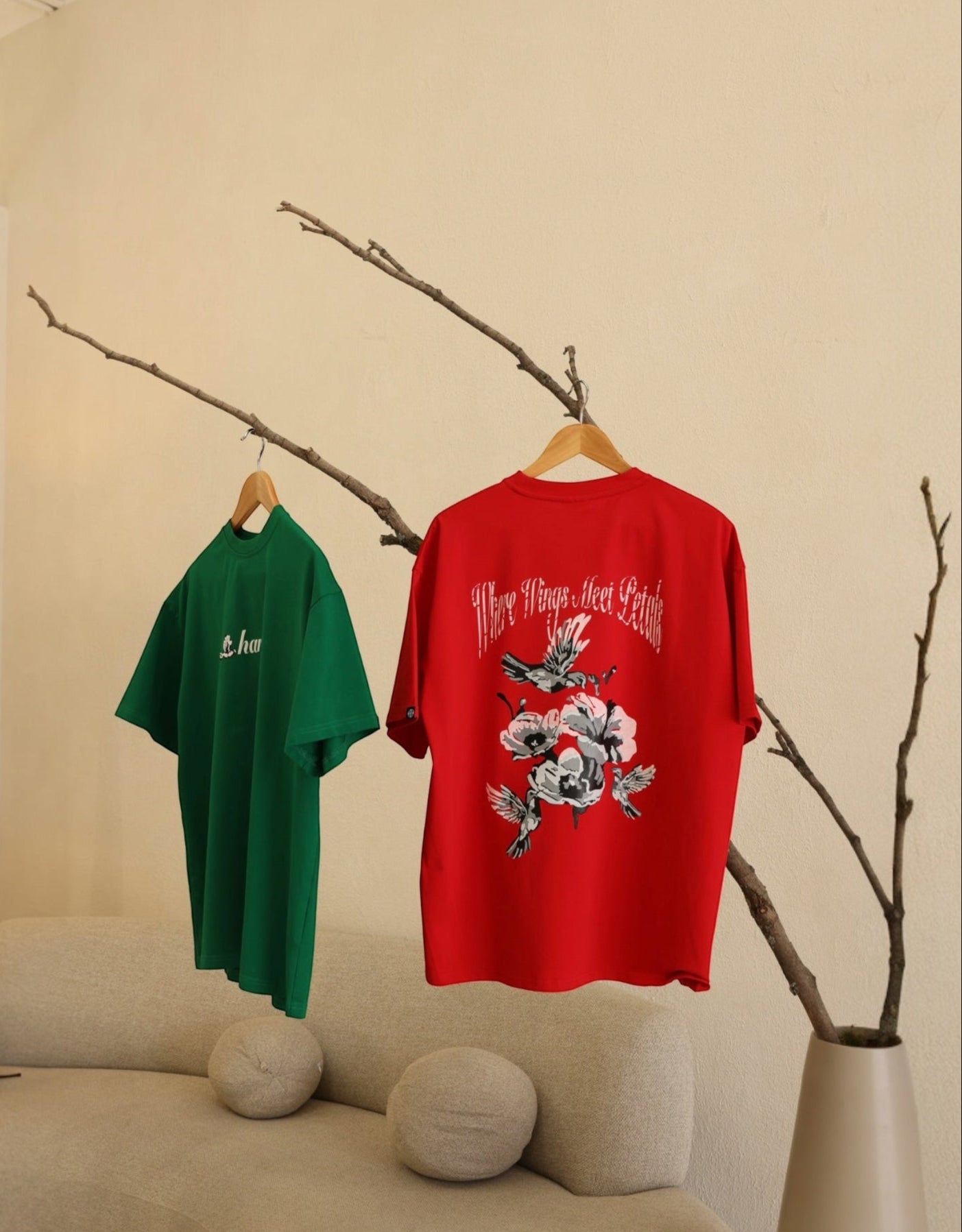 Petal x Wing Tee(Green)