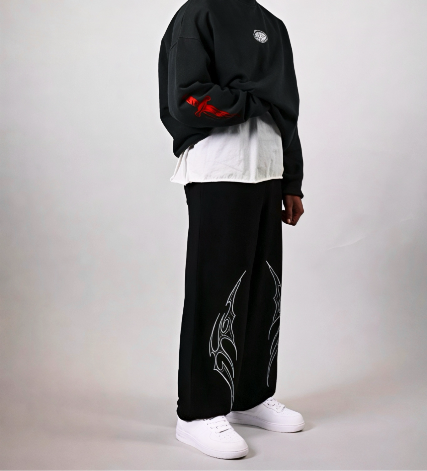 EMBER UNISEX STRAIGHT FIT BAGGY PANTS