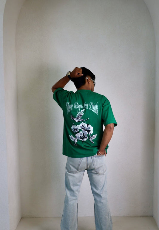 Petal x Wing Tee(Green)