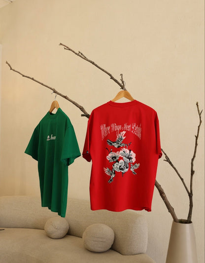 Petal x Wing Tee(Green)