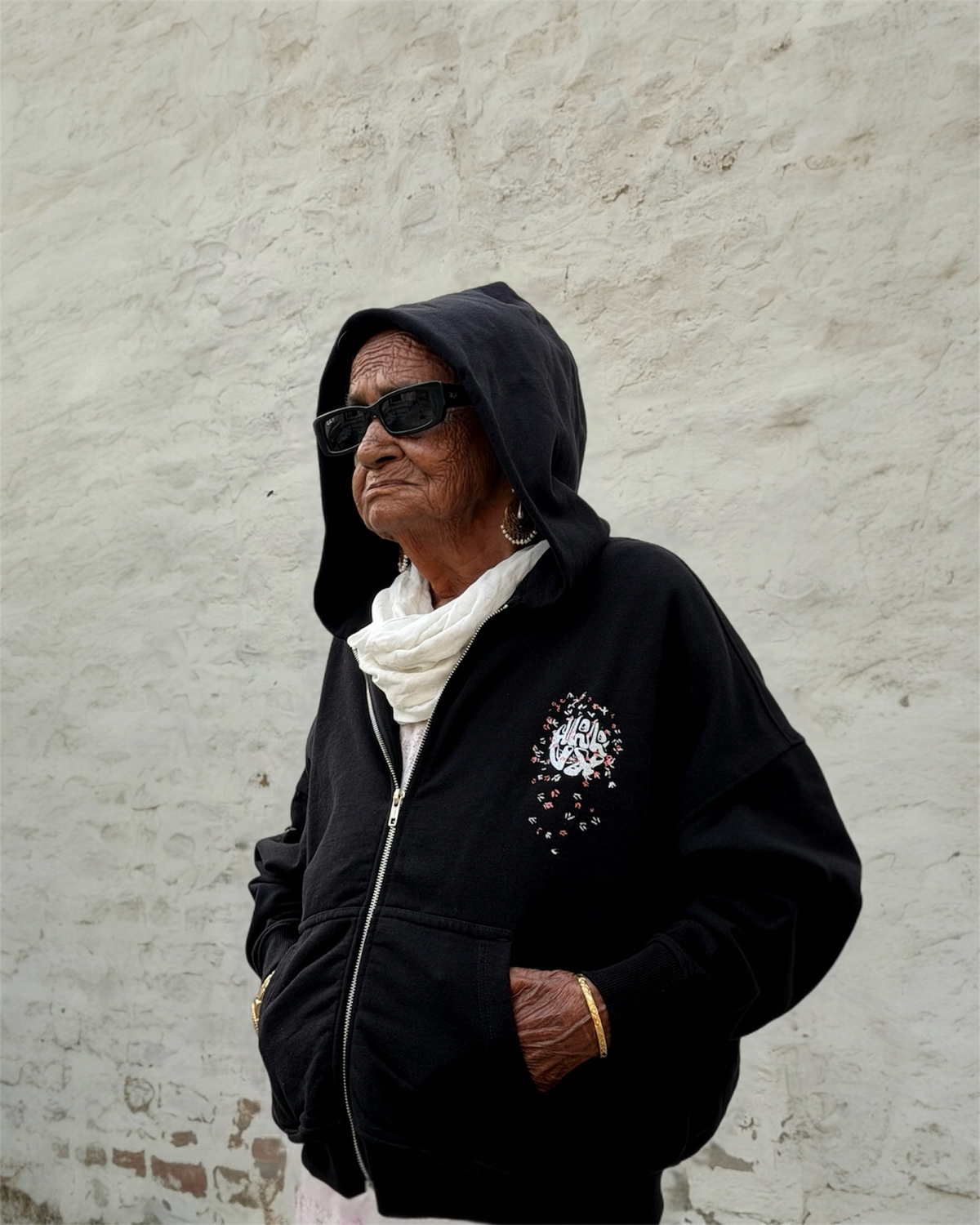 Rebloom Black Hoodie