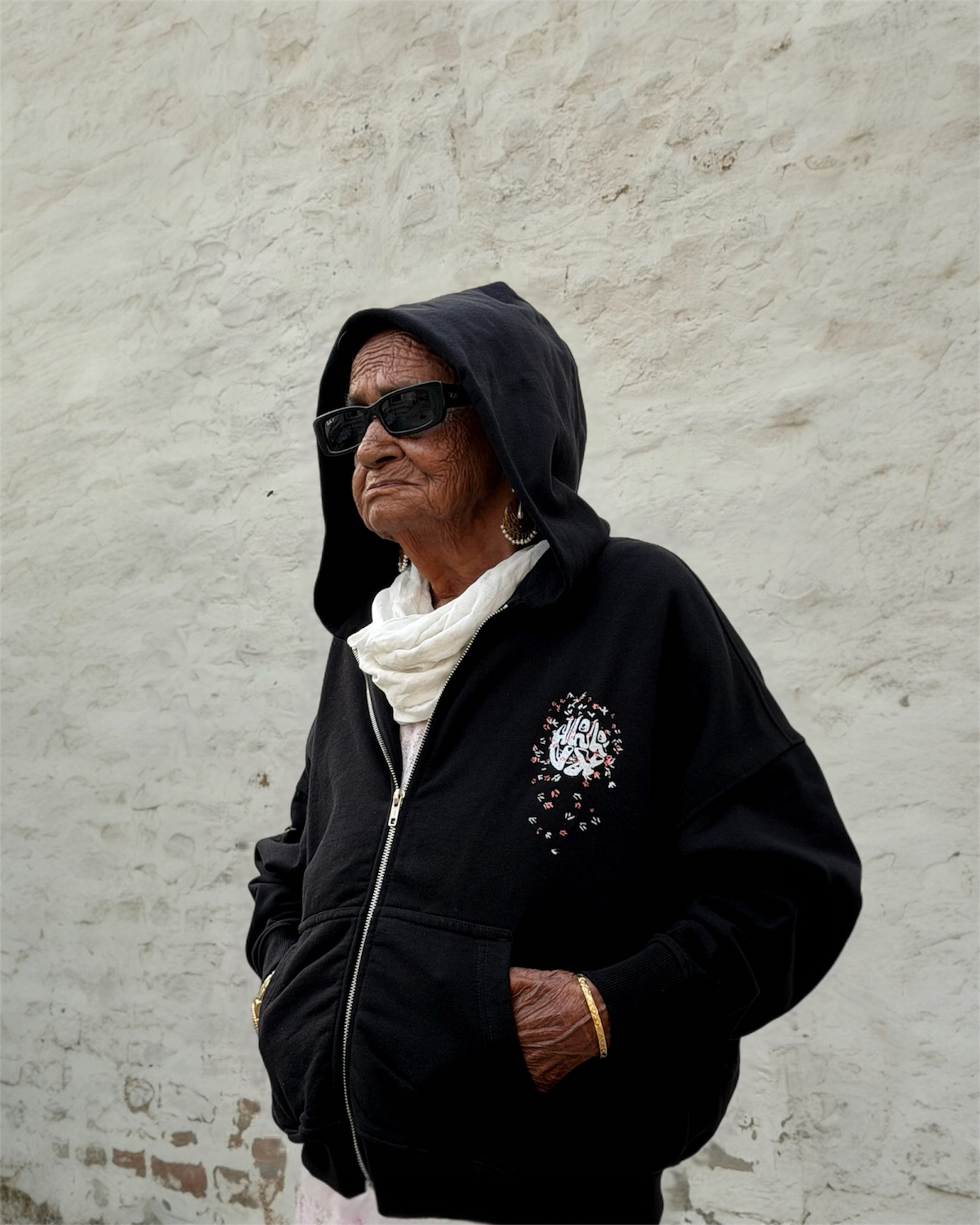 Rebloom Black Hoodie