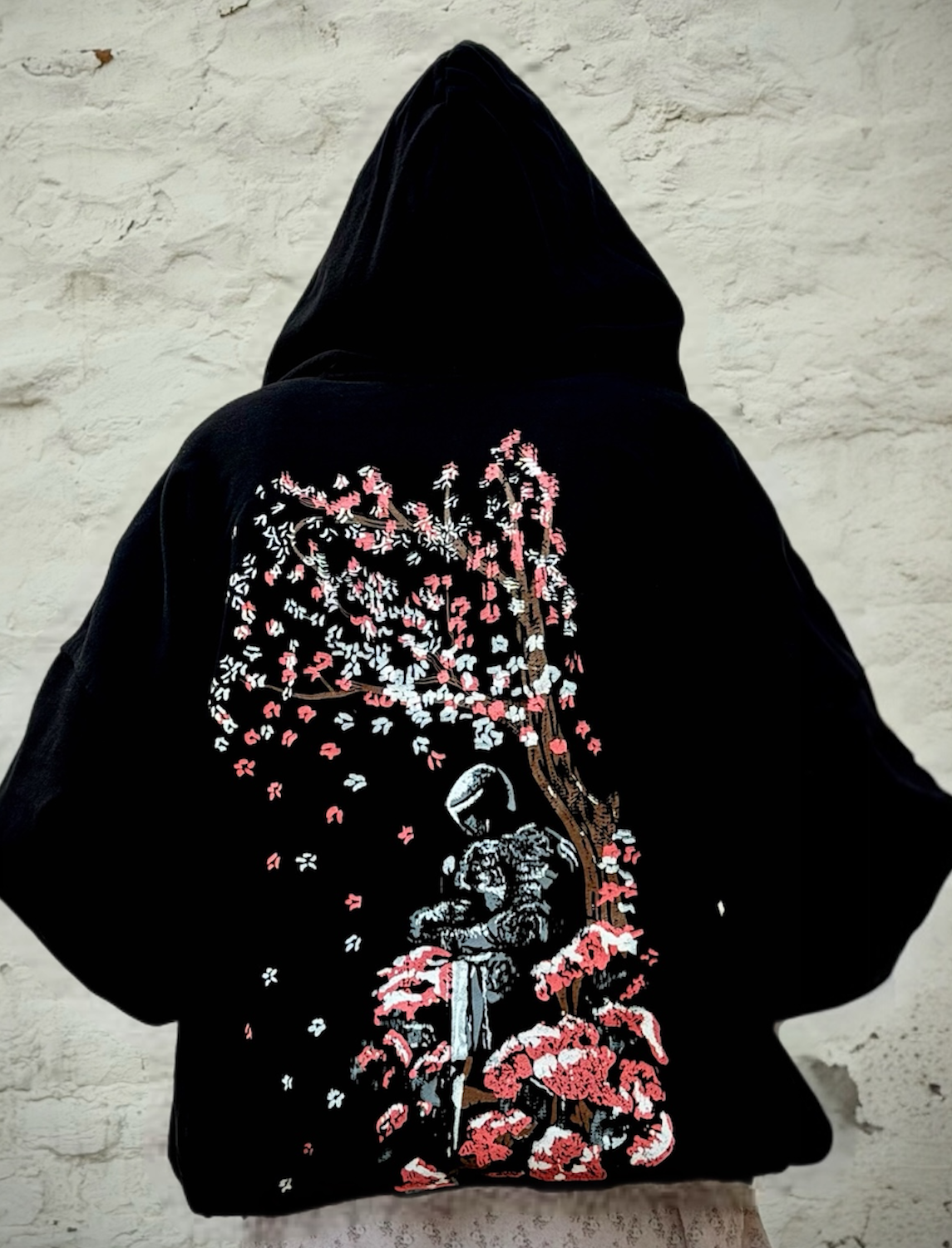 Rebloom Black Hoodie